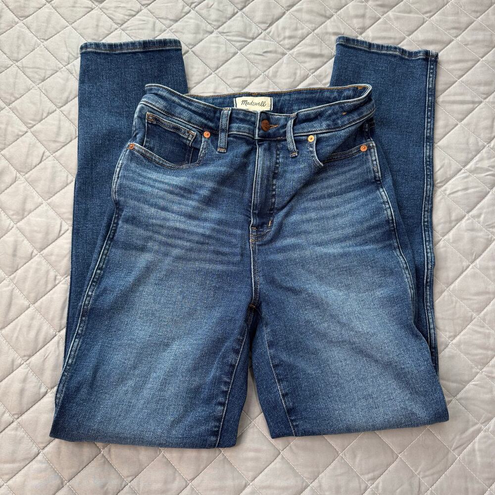 Madewell Straight Leg Jeans - Dark Blue